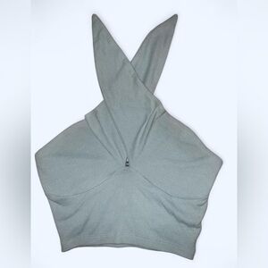 Mint green halter top